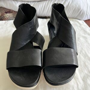 Eileen Fisher Black sandals Size 10